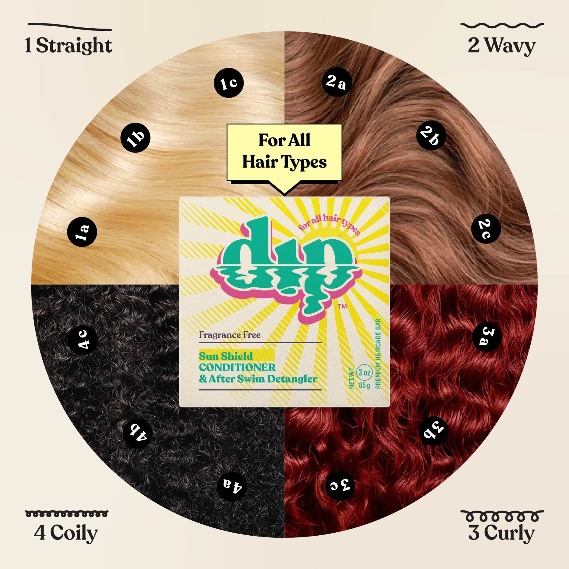 Dip Sun Shield: Conditioner Bar & After Swim Detangler - Aesthetics By Kell