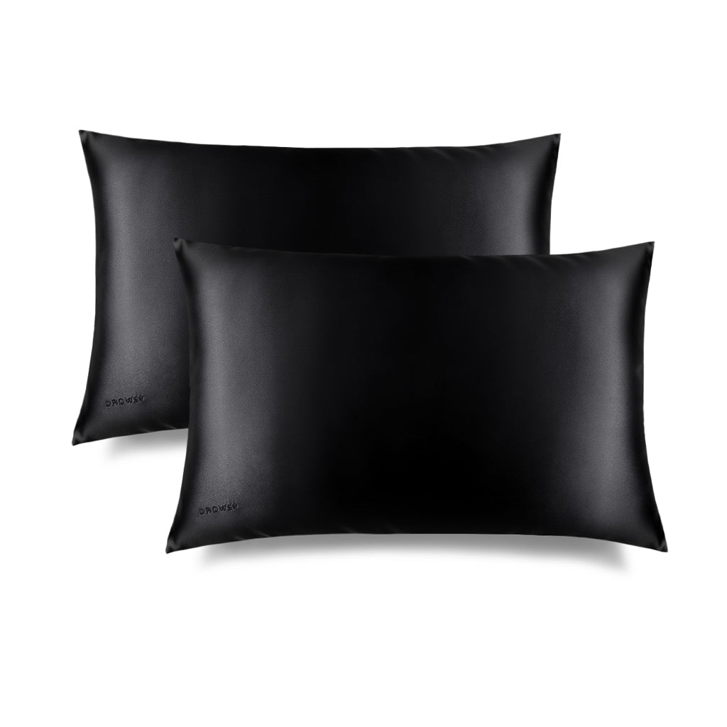 Drowsy Black Jade Silk Pillowcase - Aesthetics By Kell
