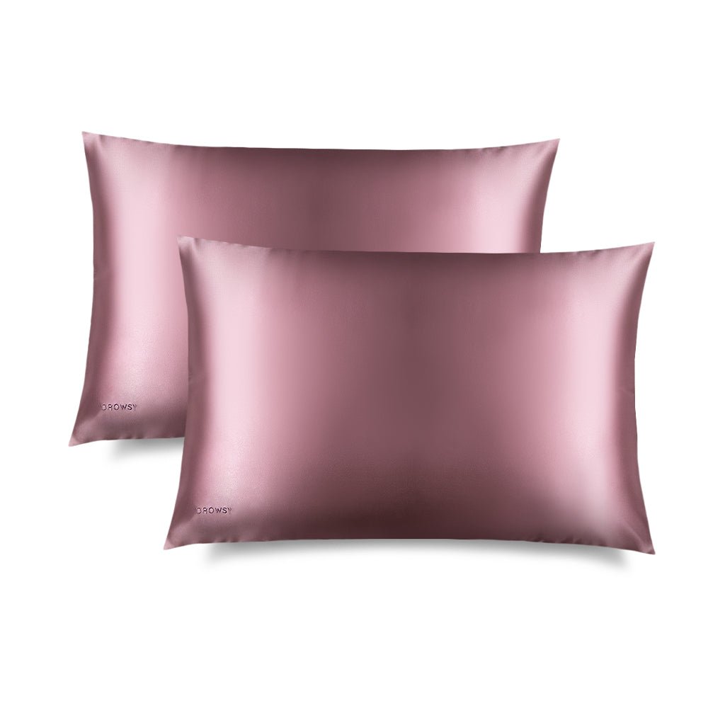 Drowsy Damask Rose Silk Pillowcase - Aesthetics By Kell