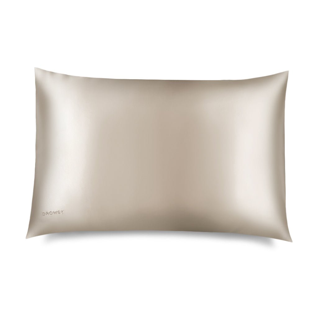 Drowsy Dusty Gold Silk Pillowcase - Aesthetics By Kell