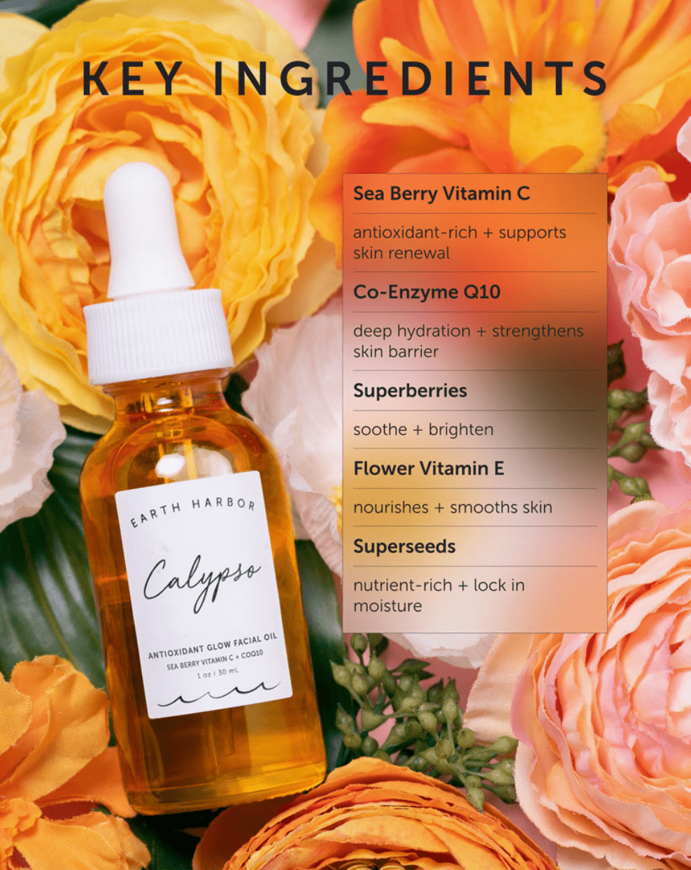 Earth Harbor Calypso Facial Oil - Aesthetics By Kell
