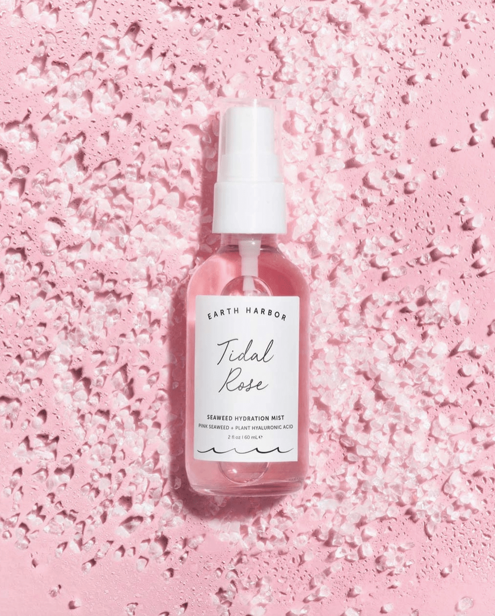 Earth Harbor Tidal Rose Hydration Mist: Rose Water + Rose Quartz - Aesthetics By Kell
