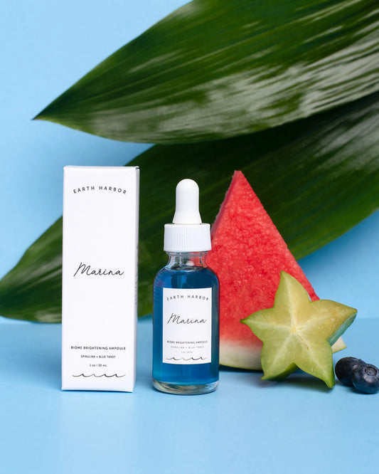 Earth Harbor  Marina Biome Brightening Concentrate: Spirulina + Blue Tansy