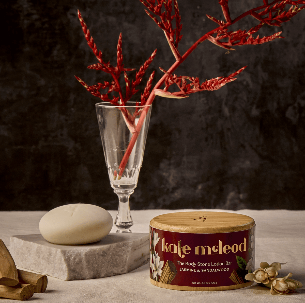 Kate McLeod Jasmine & Sandalwood | Deep Moisturizing Lotion Bar - Aesthetics By Kell
