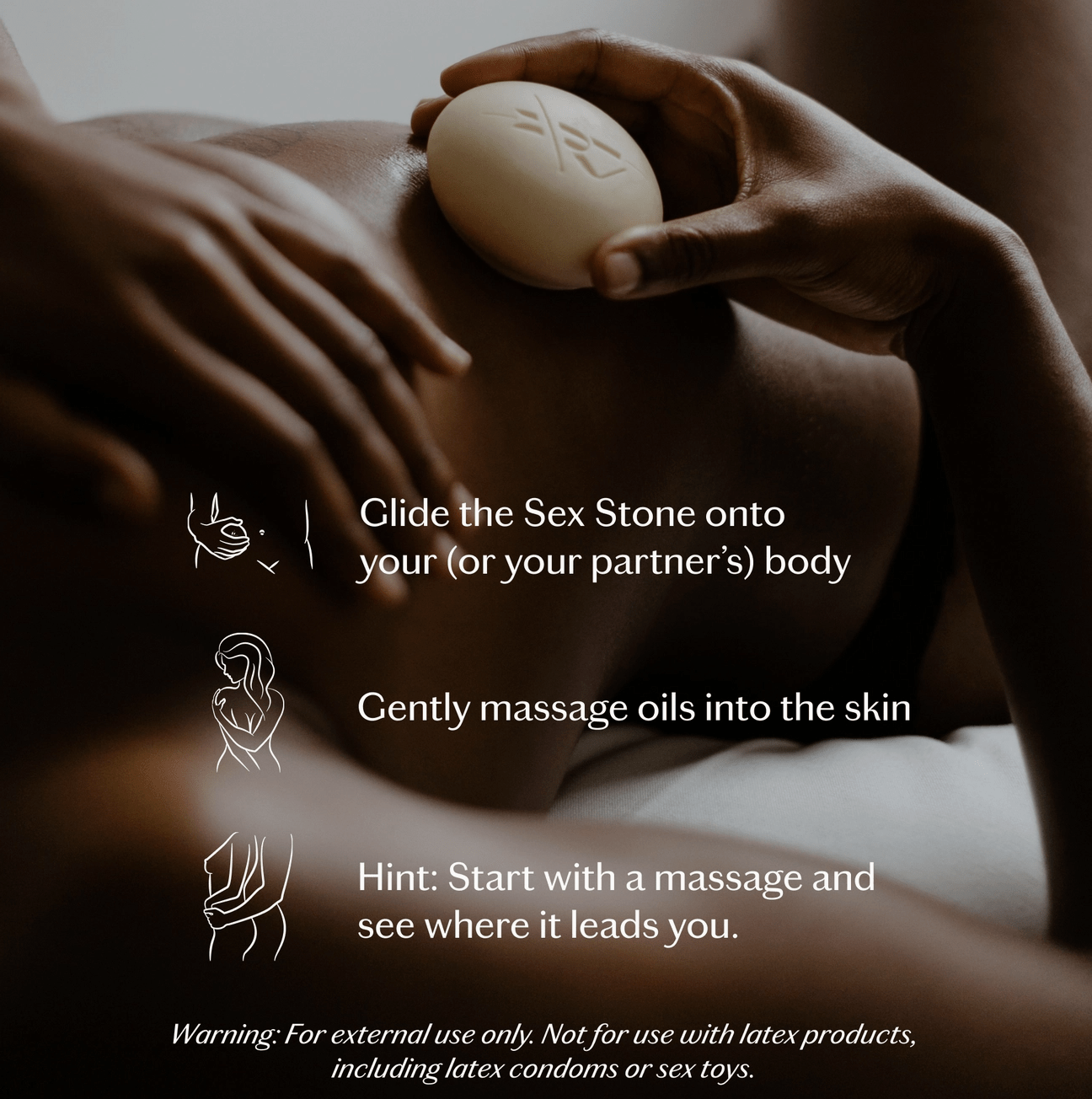 Kate McLeod | Sex Stone (Refill) | Sensual Massage Bar & Intimacy Oil - Aesthetics By Kell