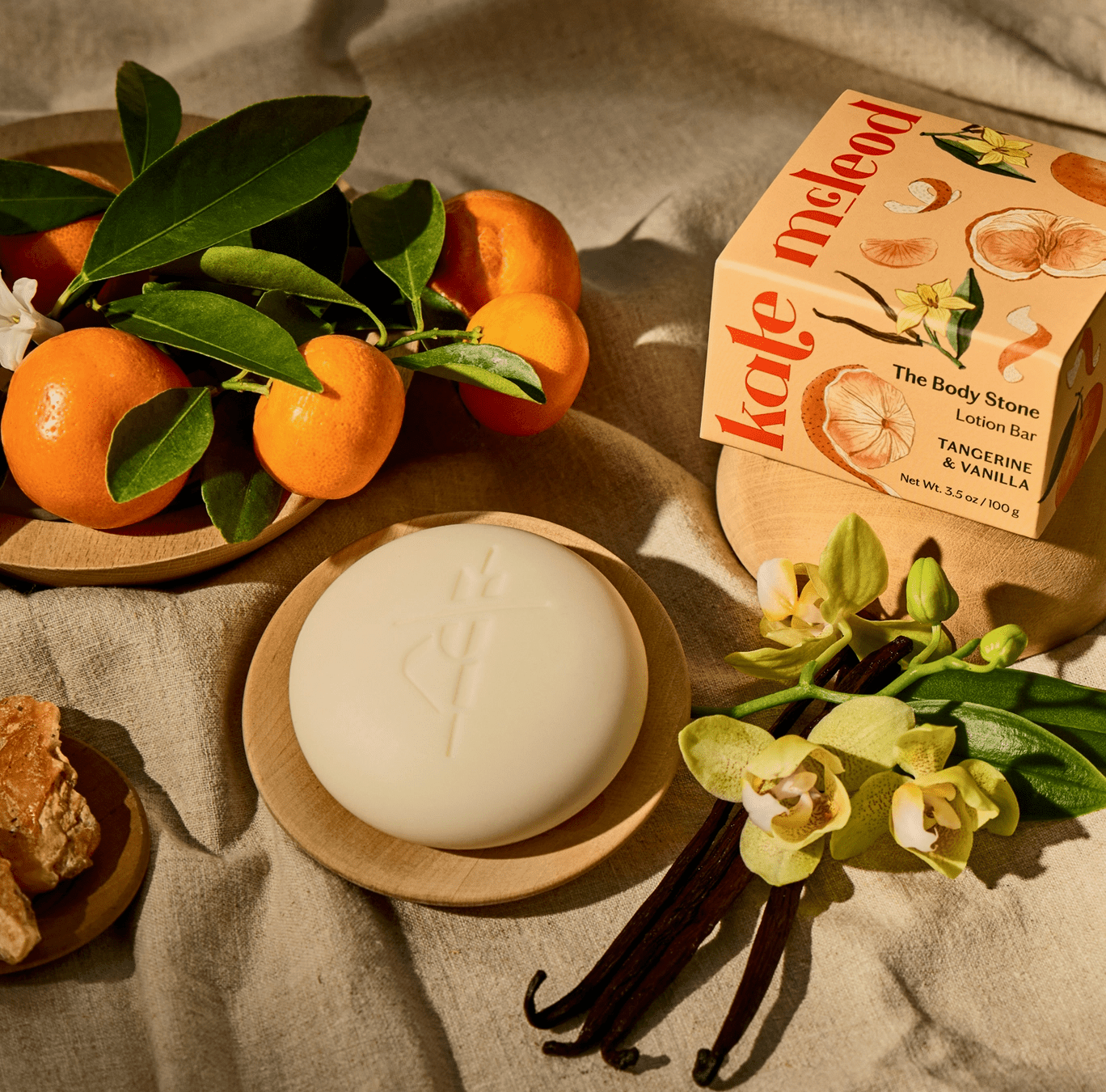 Kate McLeod Tangerine & Vanilla | Deep Moisturizing Lotion Bar | Limited Edition - Aesthetics By Kell