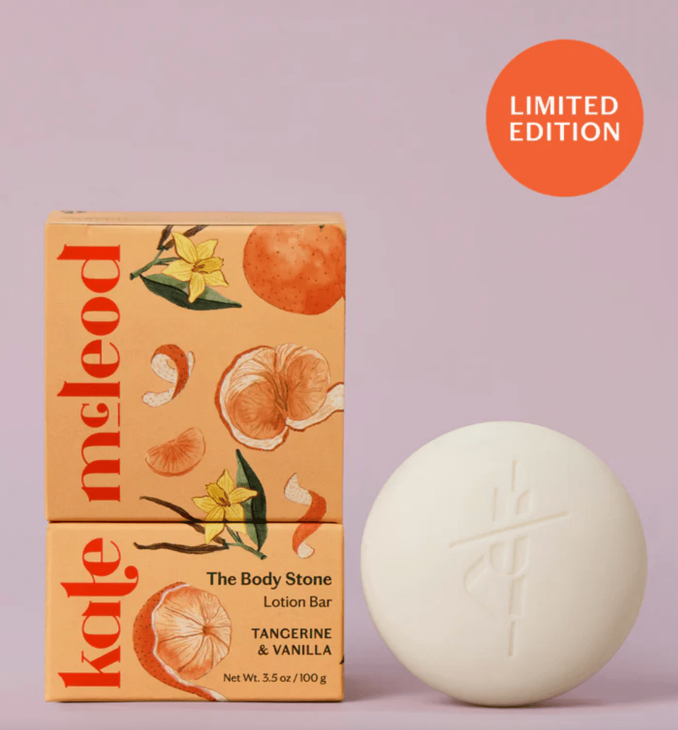 Kate McLeod Tangerine & Vanilla | Deep Moisturizing Lotion Bar | Limited Edition - Aesthetics By Kell
