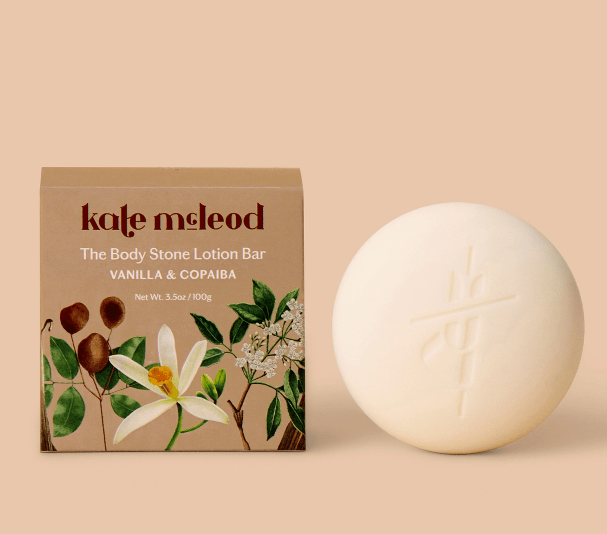 Kate McLeod Vanilla & Copaiba | Deep Moisturizing Lotion Bar - Aesthetics By Kell