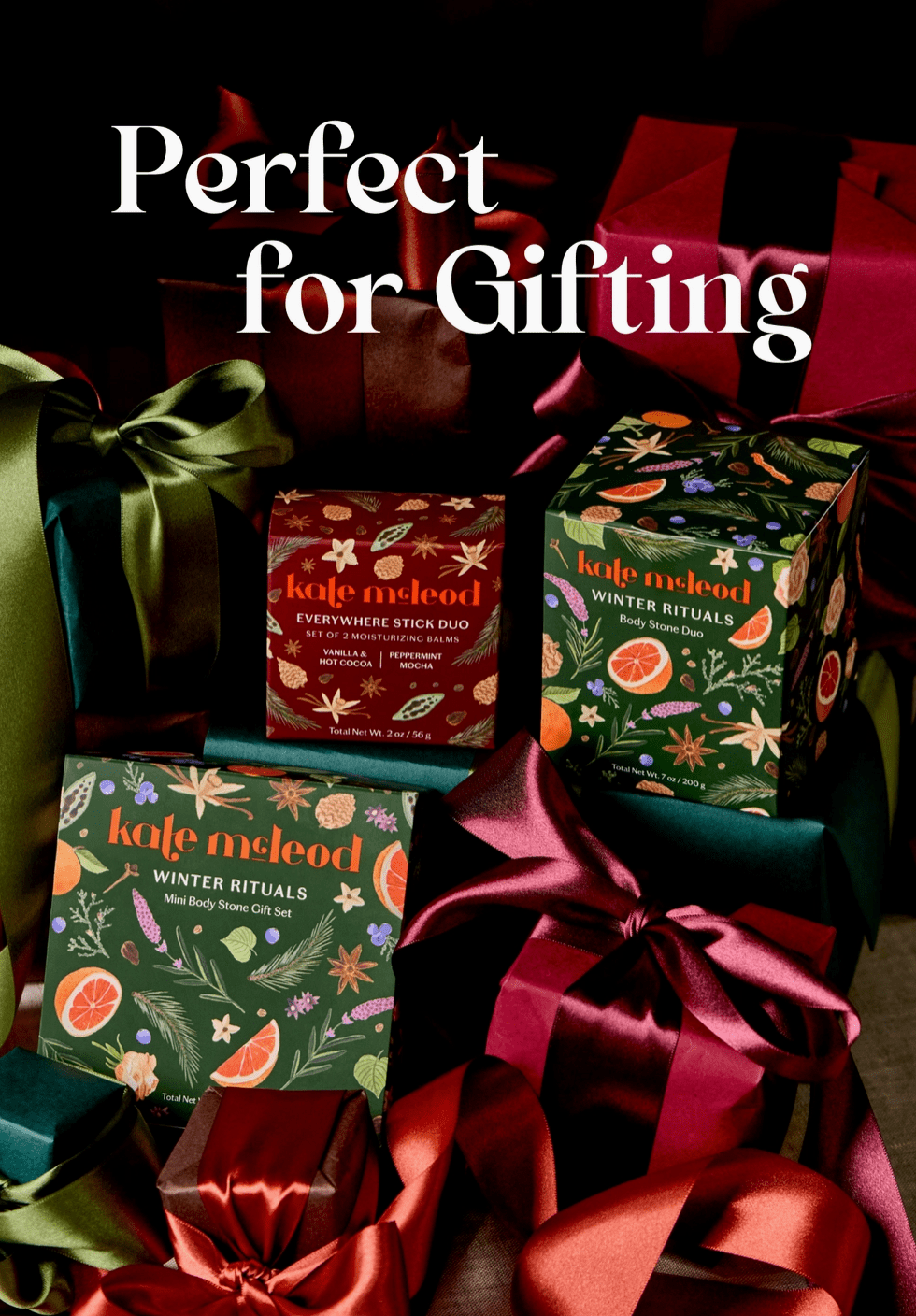 Kate McLeod Winter Rituals Mini Body Stone Gift Set - Aesthetics By Kell