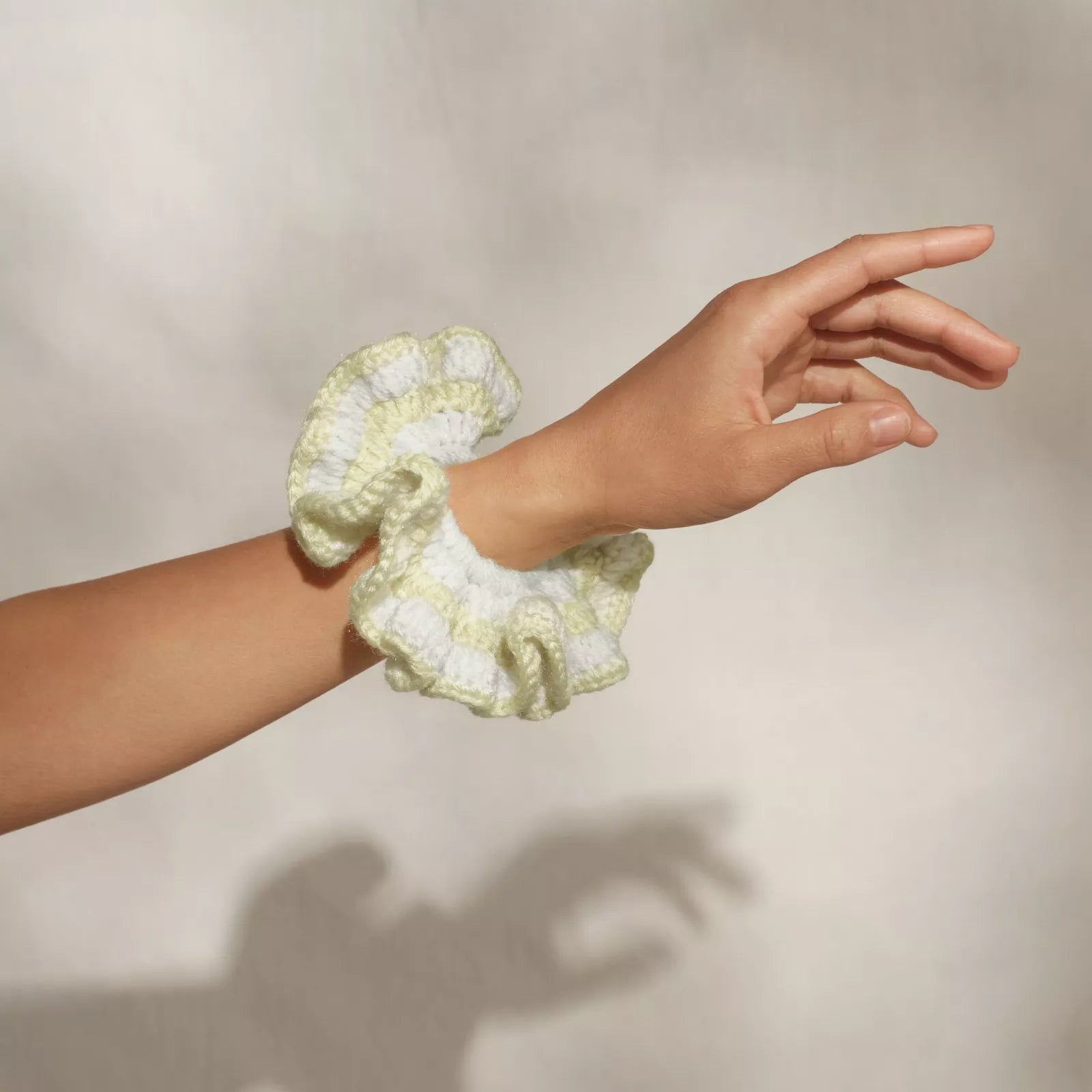 Kitsch - Crochet Scrunchie - Butter Yellow - Aesthetics By Kell
