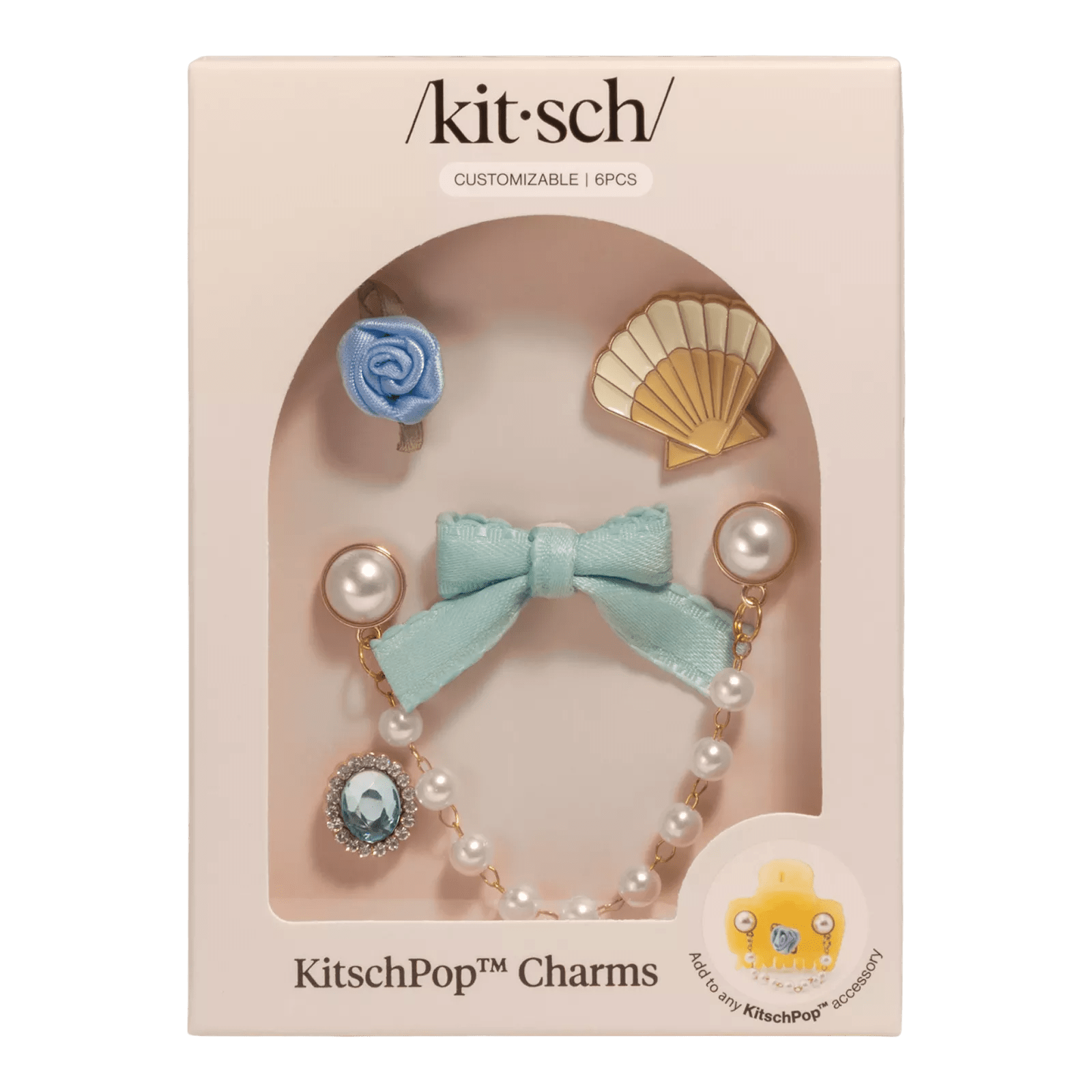 Kitsch - Kitschpop™️ Cloud Clip 7pc Set Coastal Cottage - Butter Yellow - Aesthetics By Kell