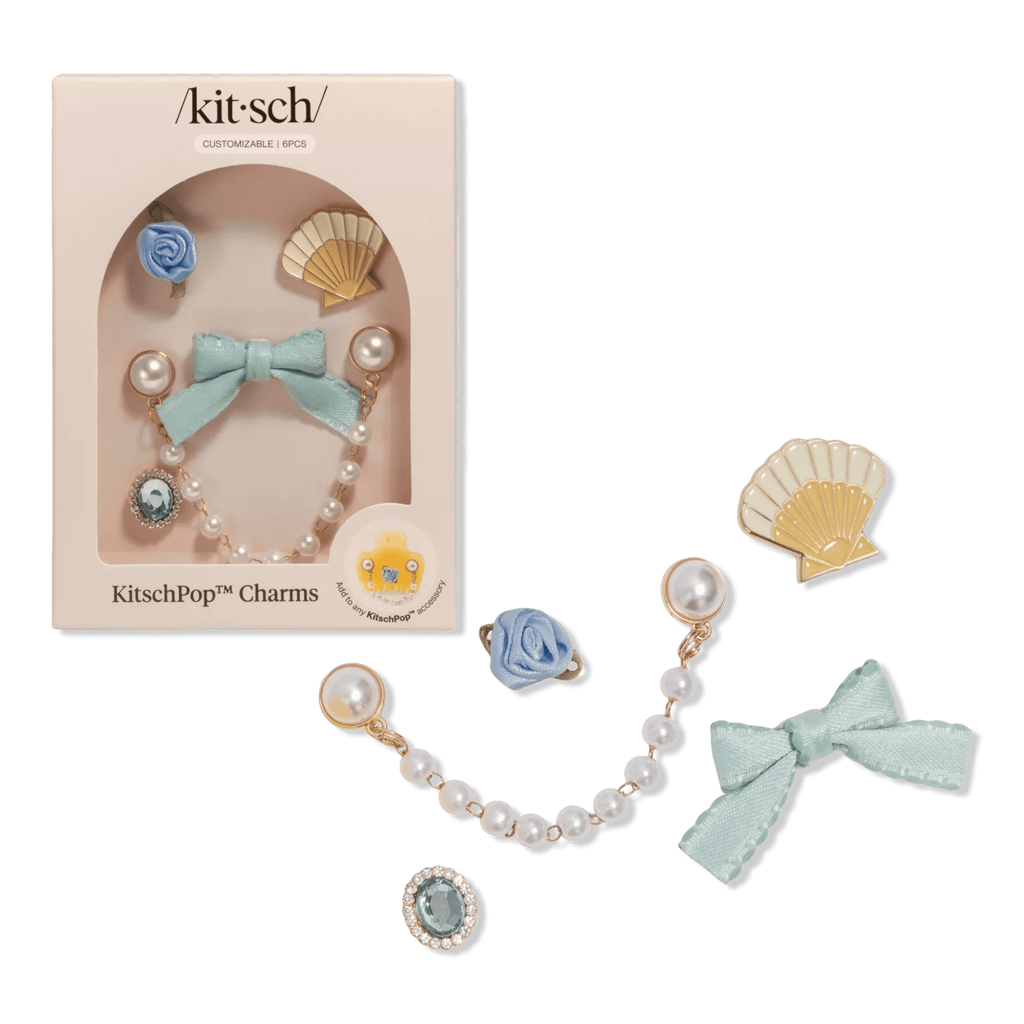 Kitsch - Kitschpop™️ Cloud Clip 7pc Set Coastal Cottage - Butter Yellow - Aesthetics By Kell