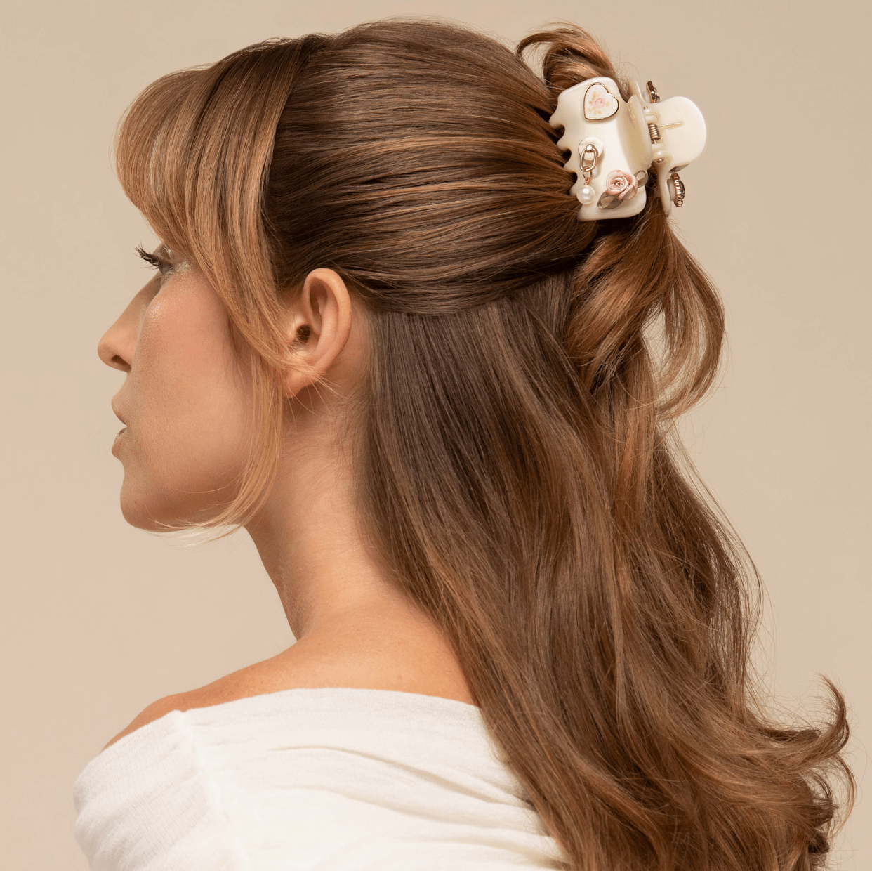 Kitsch - Kitschpop™️ Cloud Clip 7pc Set Vintage - Pearlized Cream - Aesthetics By Kell