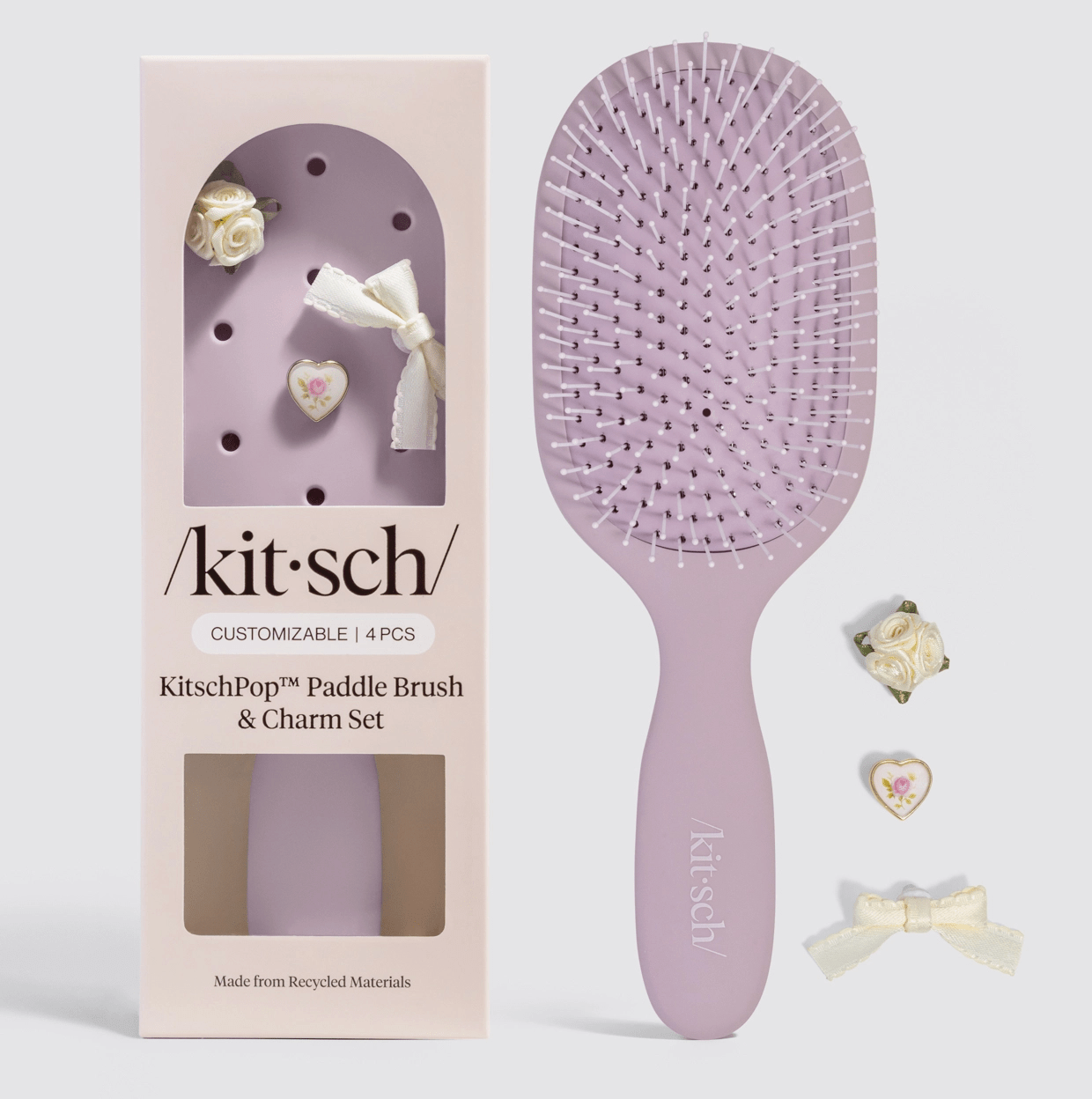 Kitsch - Kitschpop™️ Kitschpop™️ Paddle Brush - Soft Violet - Aesthetics By Kell