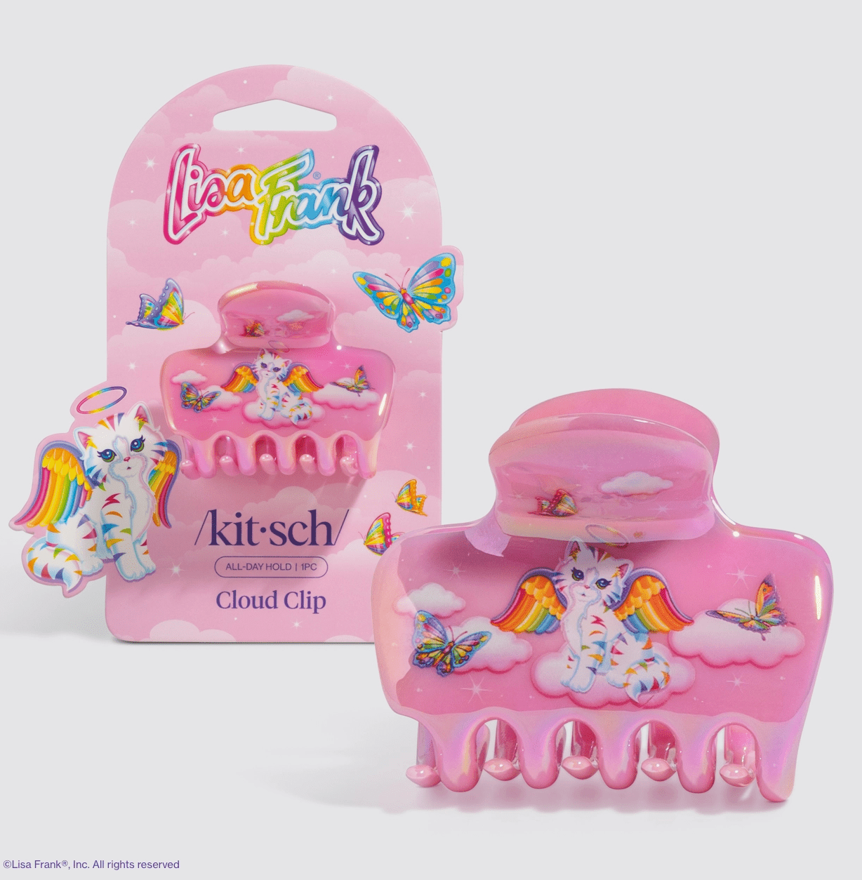 Kitsch Lisa Frank X Kitsch Cloud Clip in Angel Kitty™ - Aesthetics By Kell