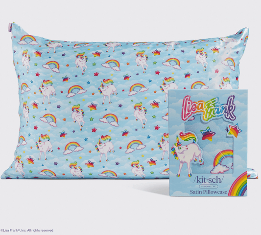 Kitsch Lisa Frank X Kitsch Standard Satin Pillowcase - Markie™ - Aesthetics By Kell