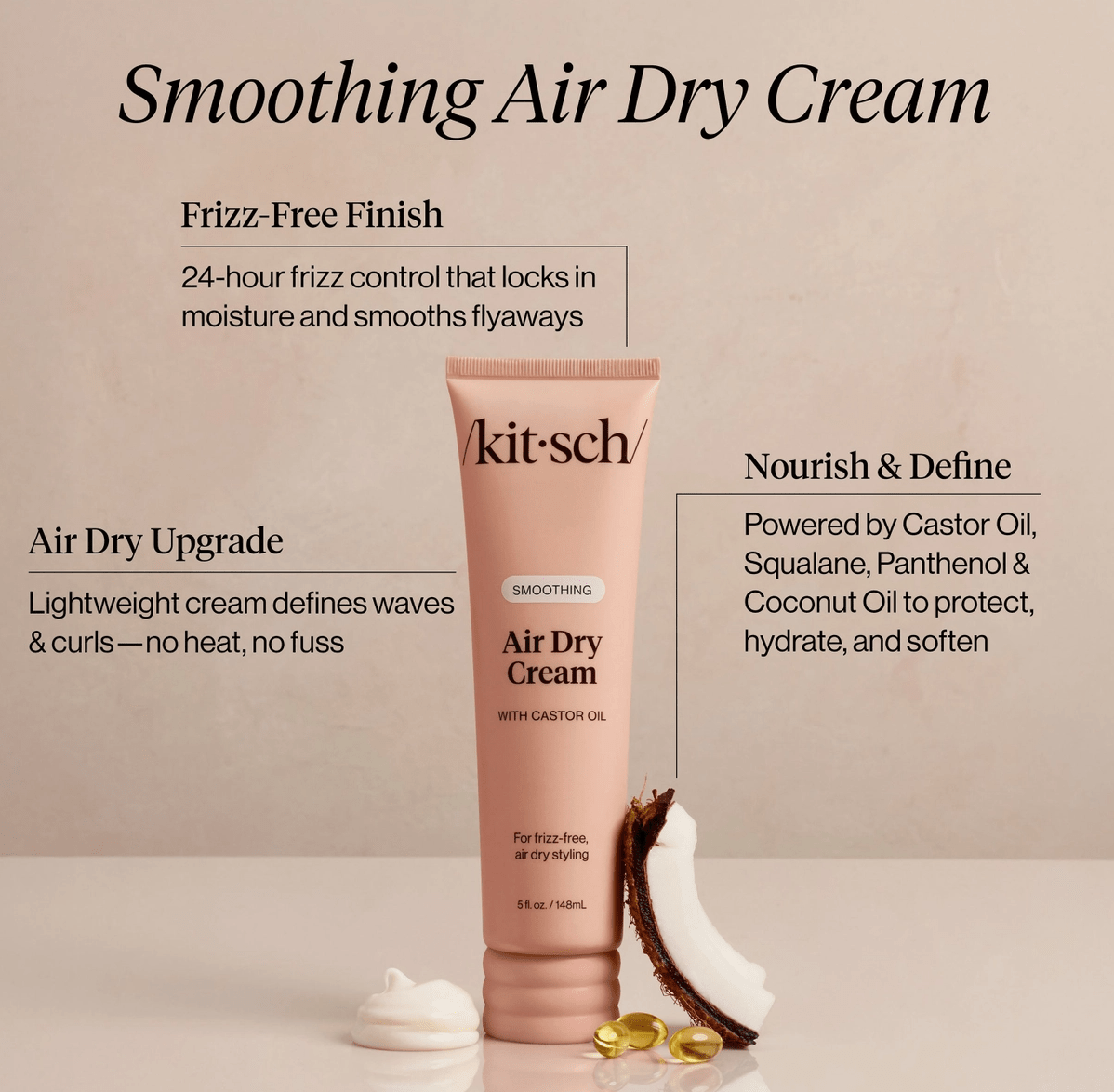 Kitsch - Smoothing Air Dry Cream - Aesthetics By Kell