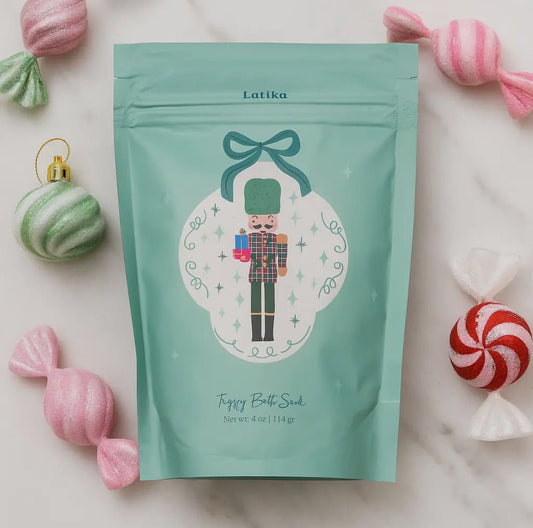 Latika Nutcracker Holiday Bath Soak – Sugared Plum & Amber - Aesthetics By Kell