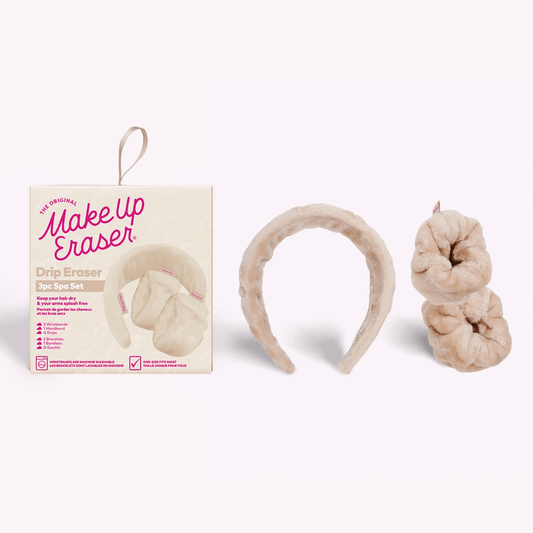 Makeup Eraser - Drip Eraser 3pc Spa Set - Sweet Cream - Aesthetics By Kell