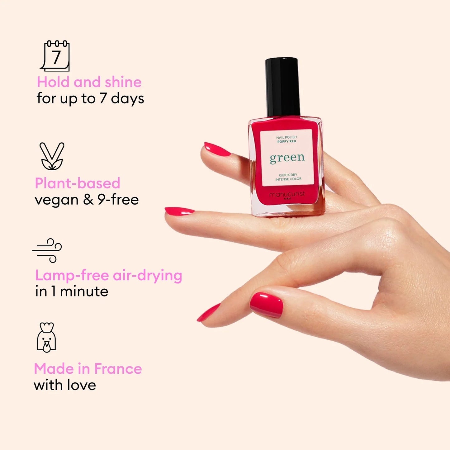 Manucurist Green™ Natural Nail Polish | Candy - Aesthetics By Kell