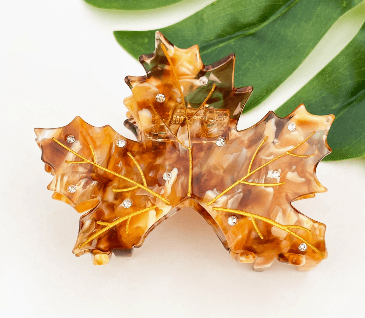 Maple Leaf Acetate Claw Clip - Aesthetics By Kell