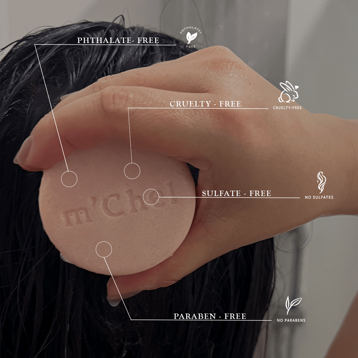 m'Chel Day After Brush + Refill + Bars Bundle - Aesthetics By Kell