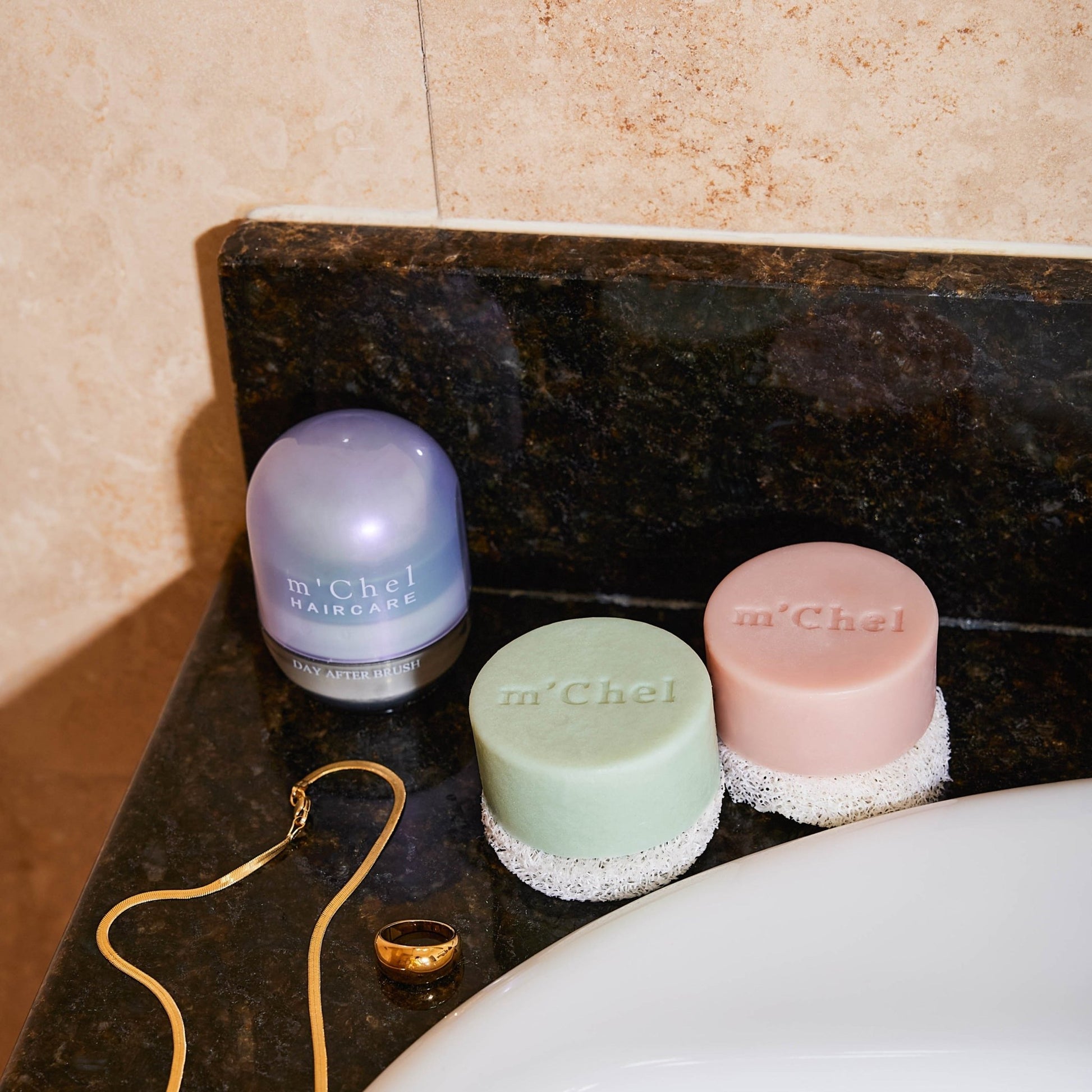 m'Chel Day After Brush + Refill + Bars Bundle - Aesthetics By Kell