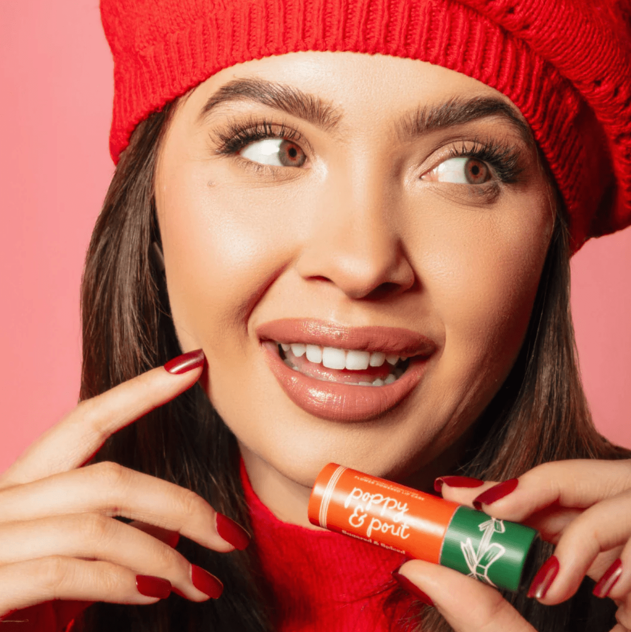 Poppy & Pout Holiday Lip Balm - Sugared & Spiced - Aesthetics By Kell