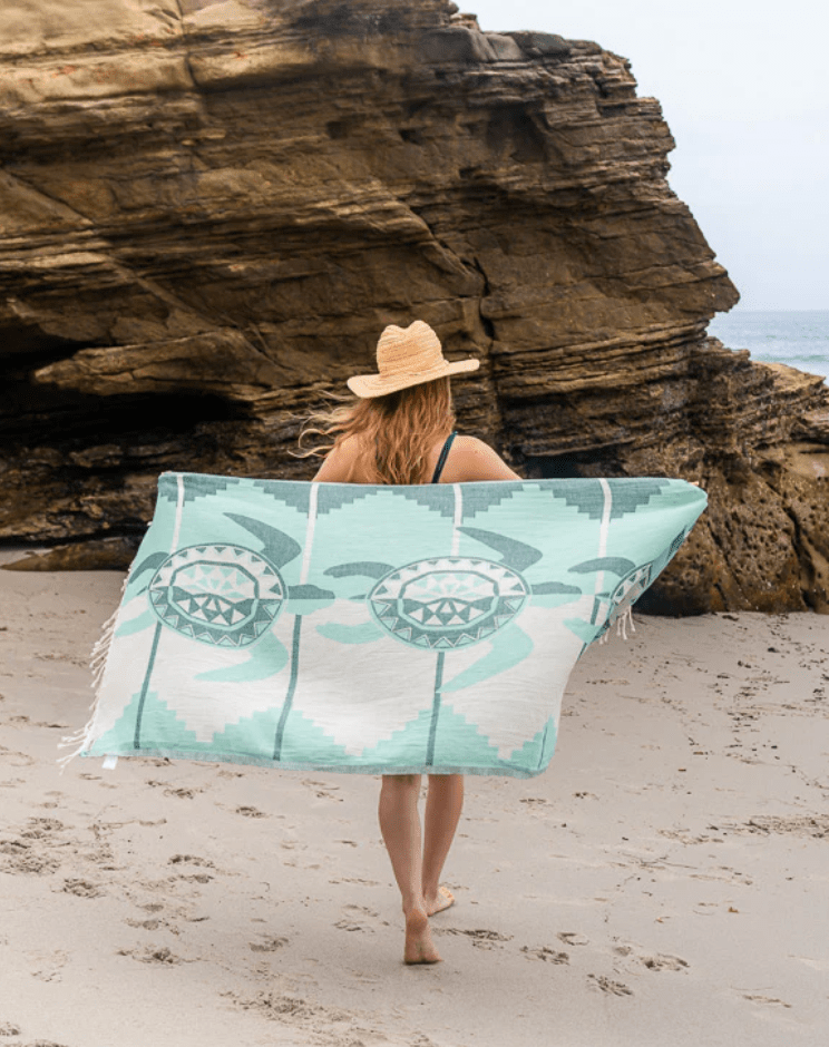 Sand Cloud Terrapin Towel | Teal - Aesthetics By Kell