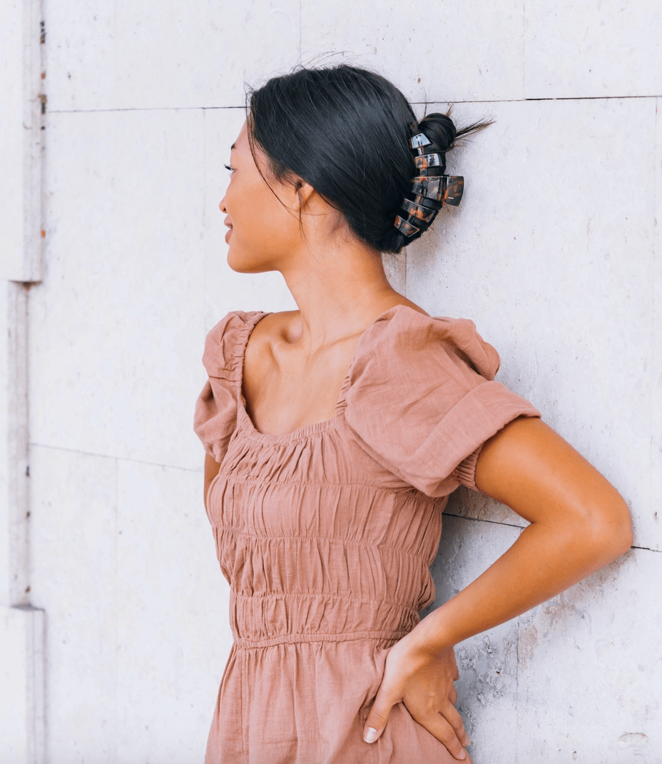 Teleties Classic Claw Clip - Tortoise - Aesthetics By Kell