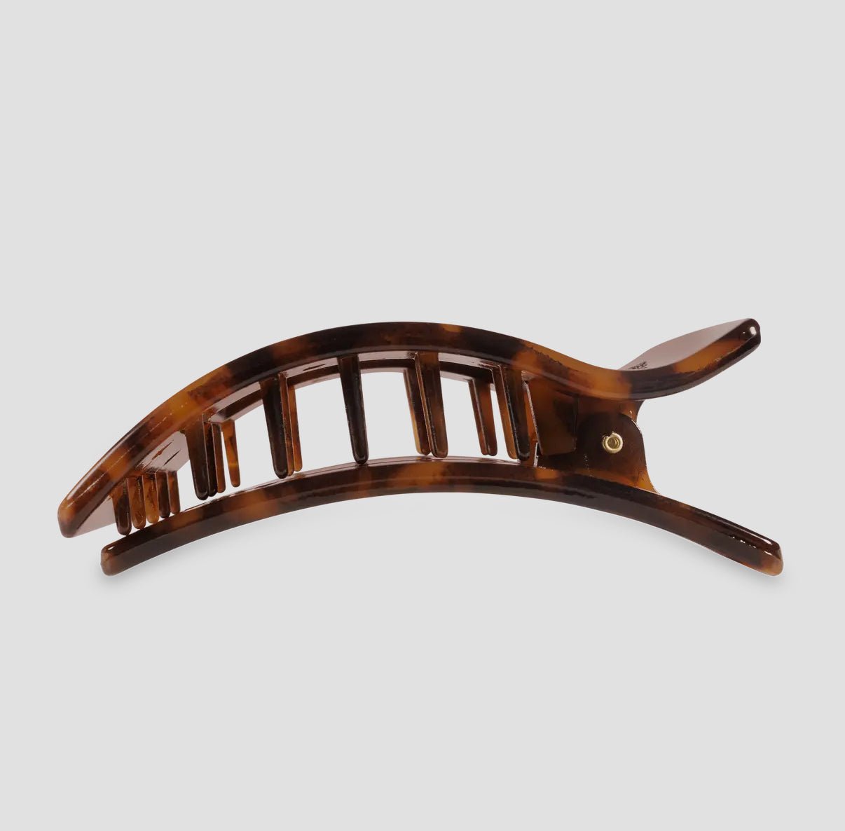 Teleties Flat Rectangle Clip - Tortoise - Aesthetics By Kell