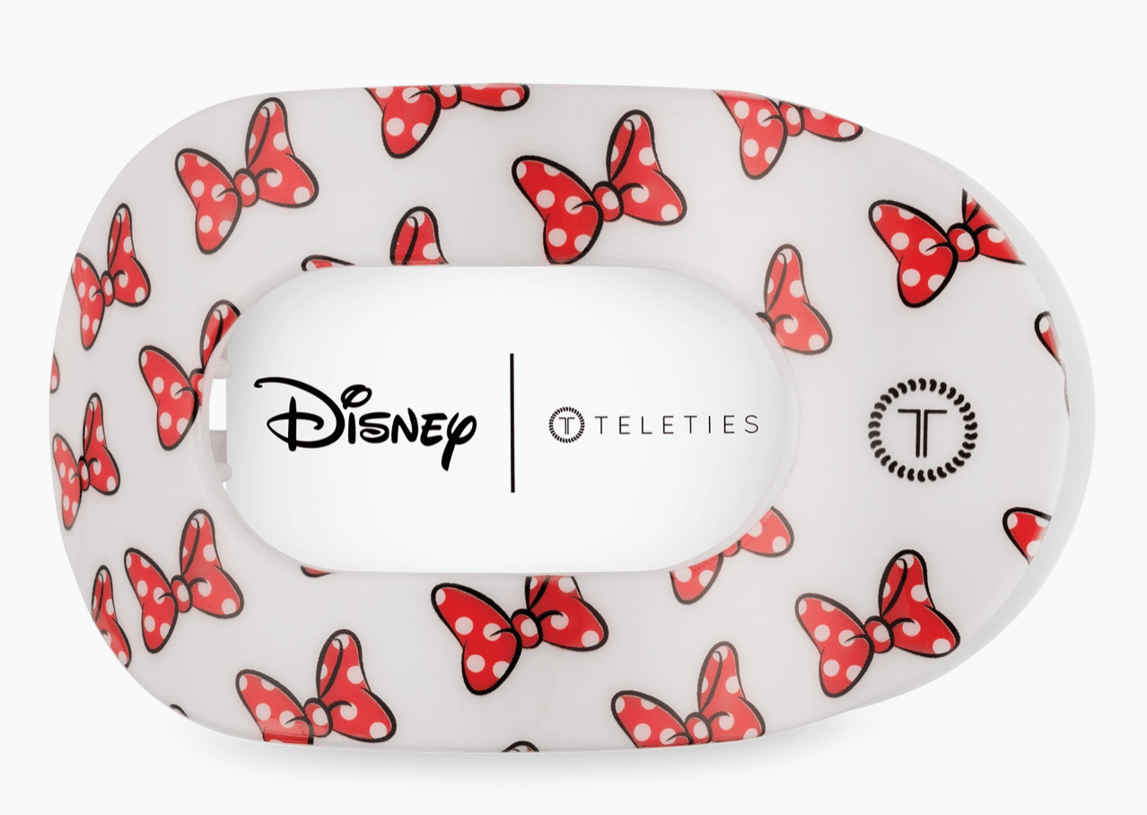 Teleties Flat Round Hair Clip | Large | Minnie Mouse Loves Her Bows! - Aesthetics By Kell