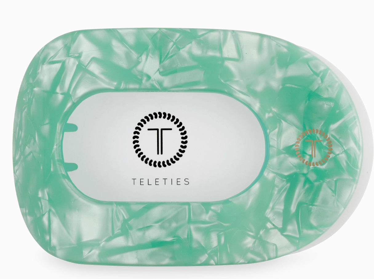 Teleties Flat Round Hair Clip | Large | Spring Splash - Aesthetics By Kell
