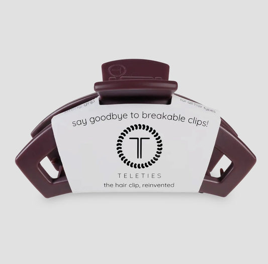 Teleties Open Clip - Burgundy Bliss - Aesthetics By Kell
