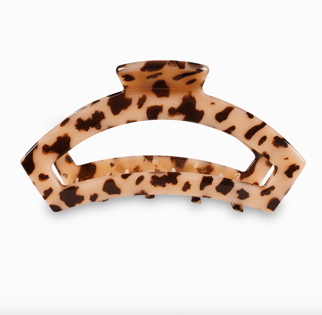 Teleties Open Hair Clip - Large Blonde Tortoise - Aesthetics By Kell