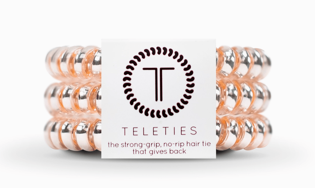Teleties Spiral Hair Coils - Millenial Pink - Aesthetics By Kell