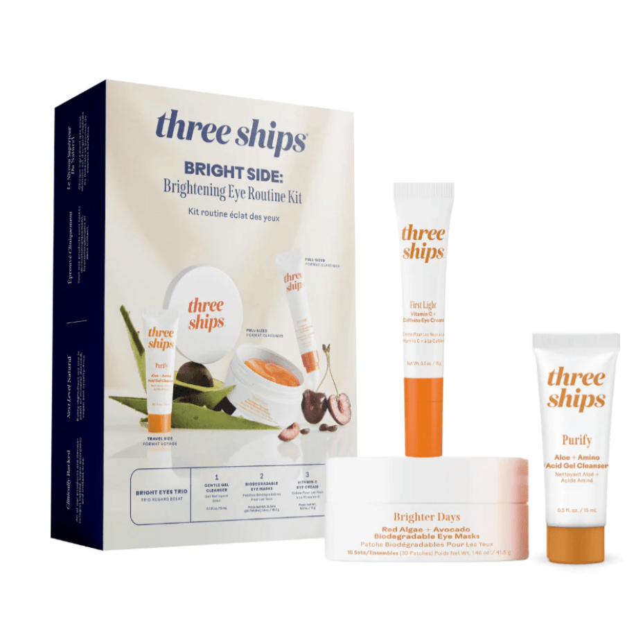 Three Ships Bright Side Brightening Eye Routine Kit - Aesthetics By Kell