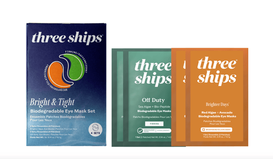 Three Ships - Bright & Tight Biodegradable Eye Mask Quartet - Aesthetics By Kell