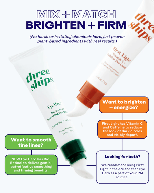 Three Ships EyeHero Bio - Retinol Smoothing Eye Cream - Aesthetics By Kell
