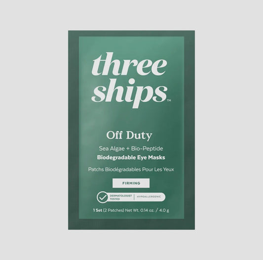 Three Ships Off Duty Biodegradable Eye Mask - 1 Set - Aesthetics By Kell