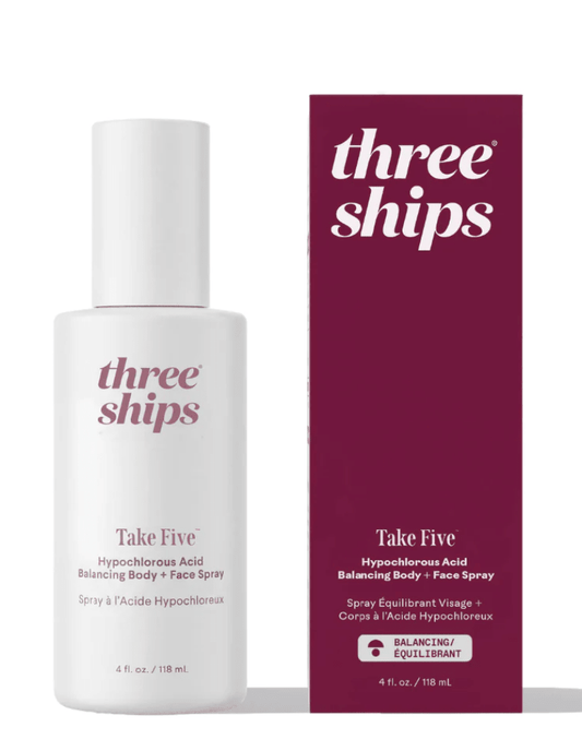 Three Ships Take Five™ Hypochlorous Acid Balancing Body + Face Spray - Aesthetics By Kell