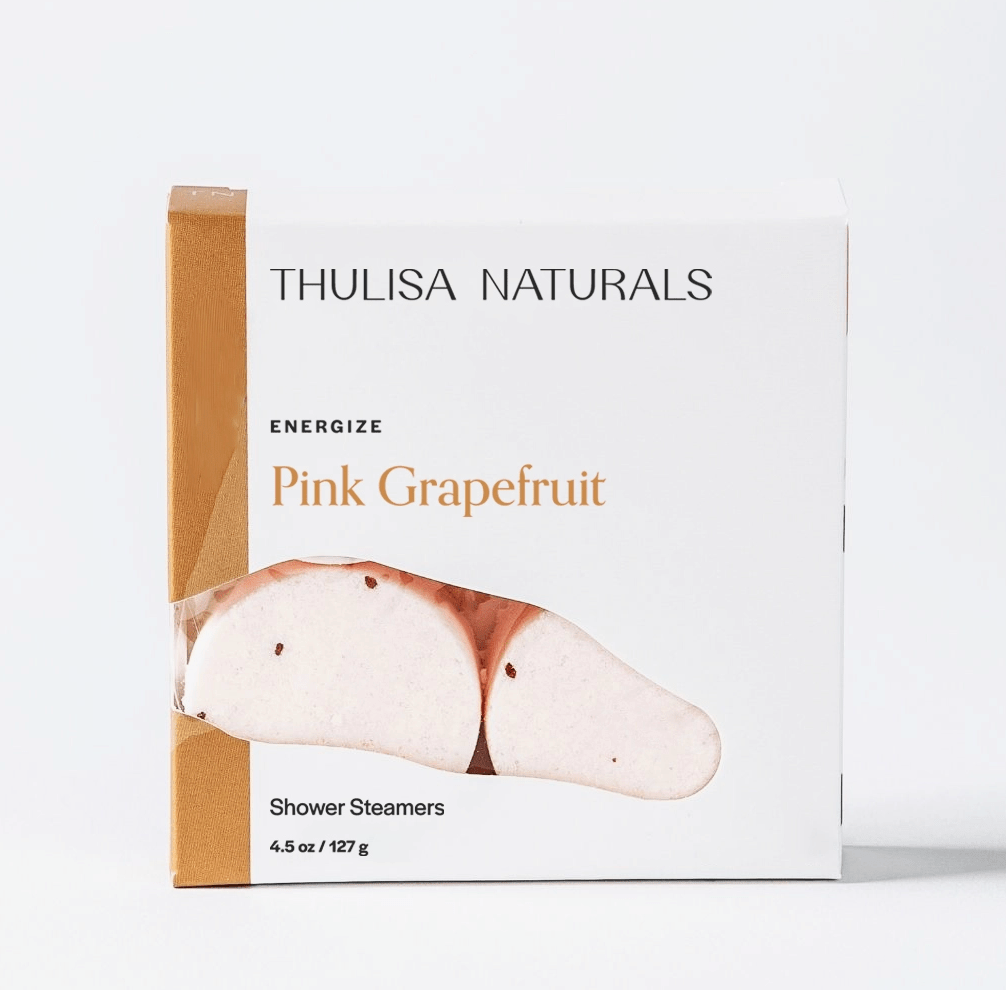 Thulisa Naturals - Energize Shower Steamers - Grapefruit | 4 Pack Gift Set - Aesthetics By Kell