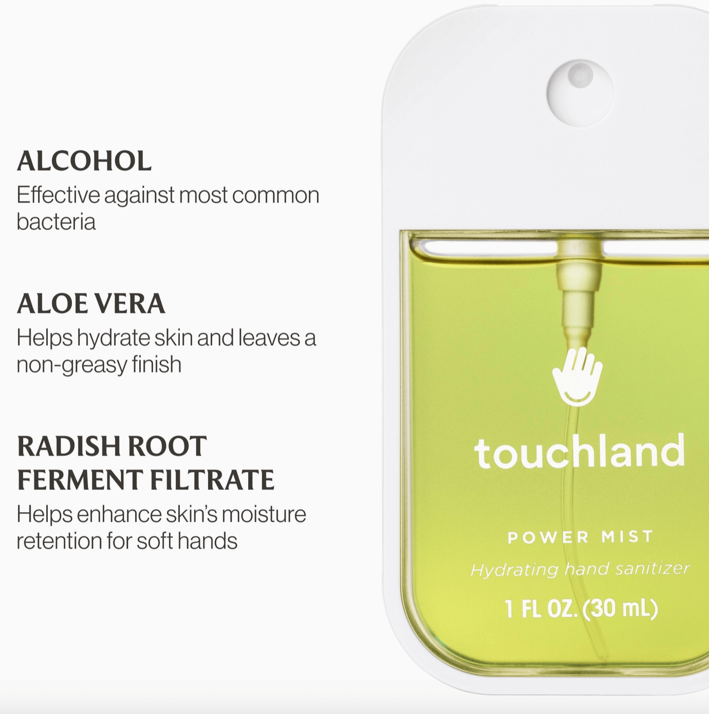 Touchland Aloe You Power Mist Hydrating Hand Sanitizer - Aesthetics By Kell