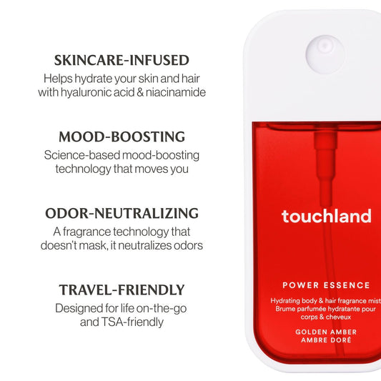 Touchland Body & Hair Fragrance Mist - Golden - Aesthetics By Kell