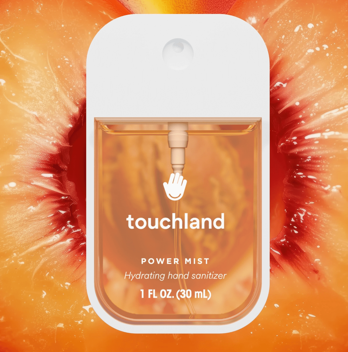 Touchland Velvet Peach Power Mist Hydrating Hand Sanitizer - Aesthetics By Kell