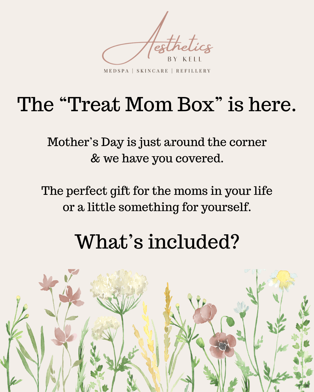 "Treat Mom Box" Mother's Day Gift - Aesthetics By Kell
