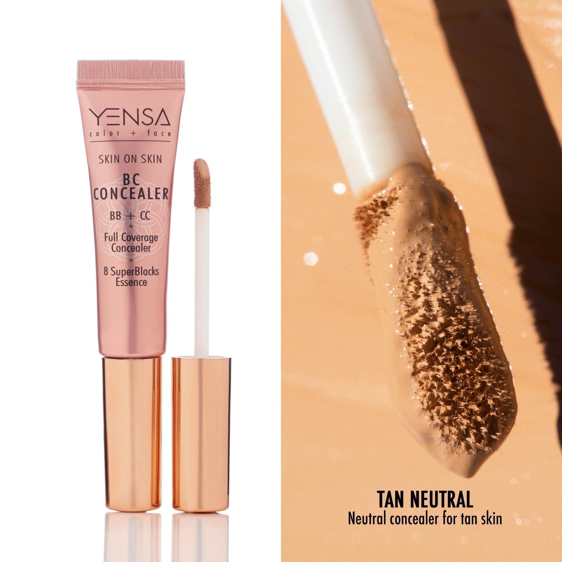 Yensa Skin On Skin BB + CC Full Coverage Hyaluronic Serum Concealer - Aesthetics By Kell