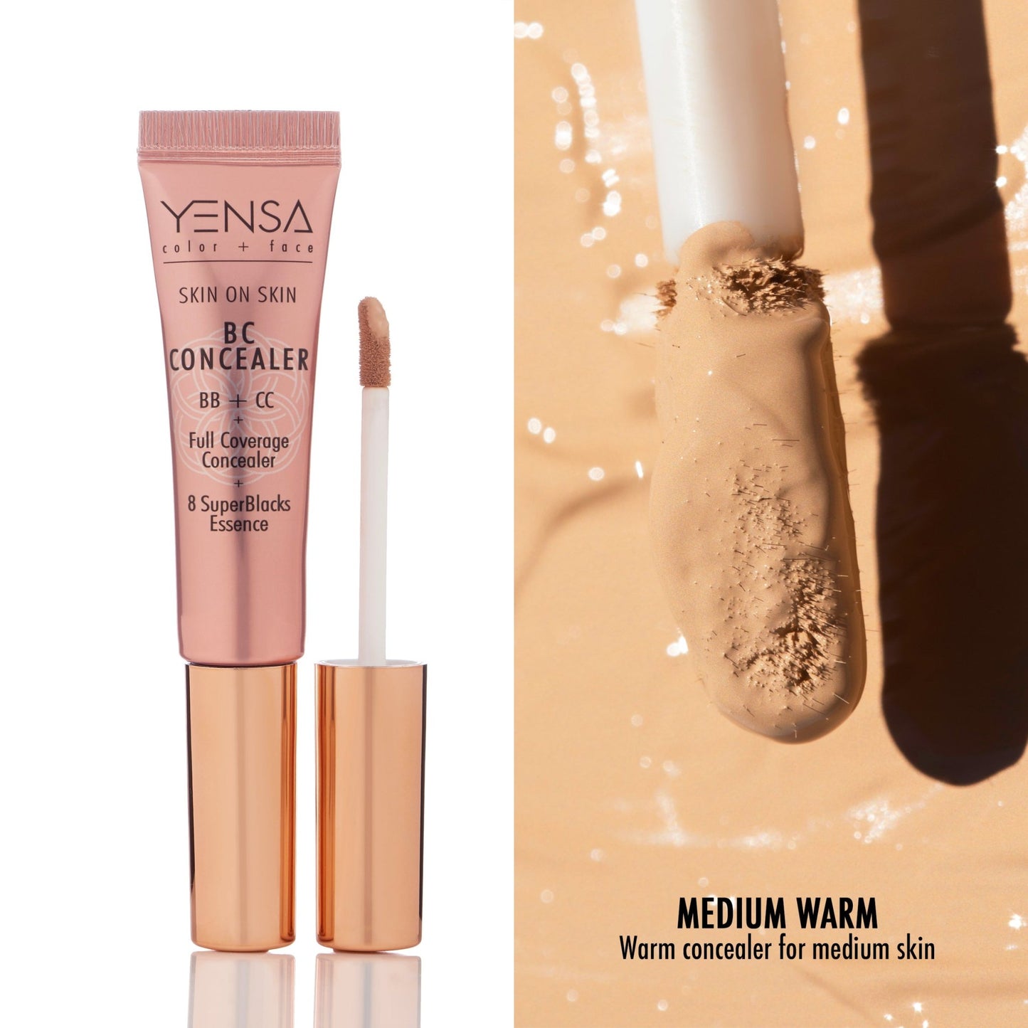 Yensa Skin On Skin BB + CC Full Coverage Hyaluronic Serum Concealer - Aesthetics By Kell