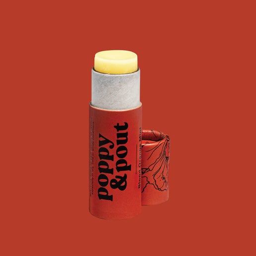 Poppy & Pout Lip Balm - Blood Orange Mint