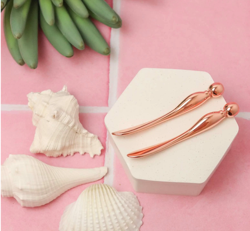 Earth Harbor Rose Gold Applicator + Acupressure Multi-Tool